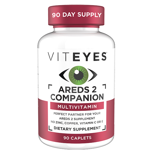 Viteyes AREDS 2 Companion Multivitamin – 90 Caplets | Eye-Safe Daily Support