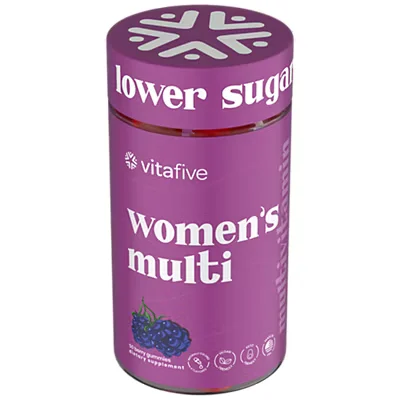 Women's Multivitamin Gummies for Overall Women's Health - Vegetarian & Low Sugar - Berry (50 Gummies)