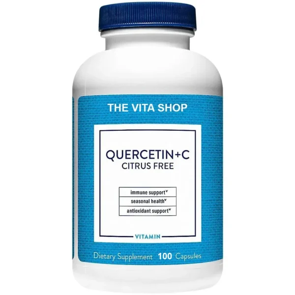 Quercetin + C – Provides Seasonal, Immune & Antioxidant Support (100 Capsules)