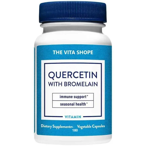 Quercetin With Bromelain – Immune & Seasonal Support (180 Capsules)