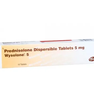 Prednisolone dispersible tablets 5 mg (Generic Deltasone)