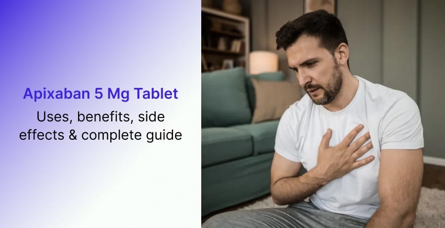 Apixaban 5 mg tablet