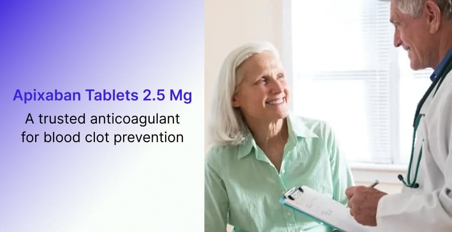 Apixaban tablets 2.5 mg