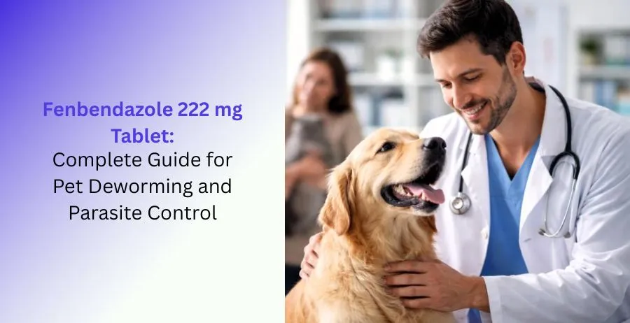 Fenbendazole 222 mg Broad Spectrum Dewormer for Dogs and Pets