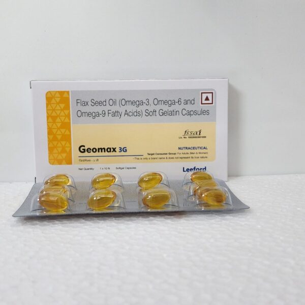Flax Seed Oil (Omega-3-6-9 Fatty Acids) Soft Gelatin Capsules