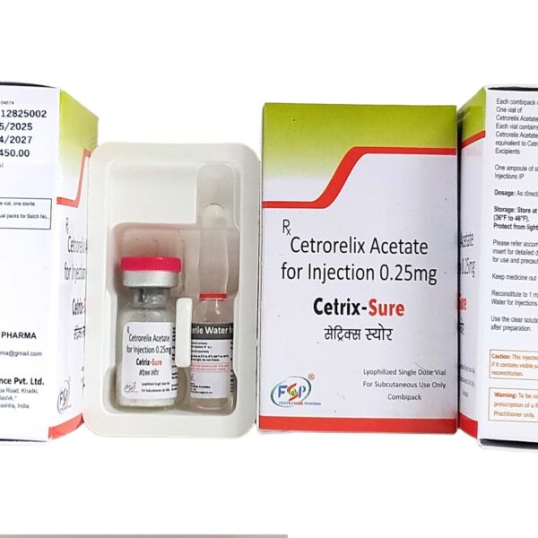 Cetrorelix Acetate for Injection 0.25mg