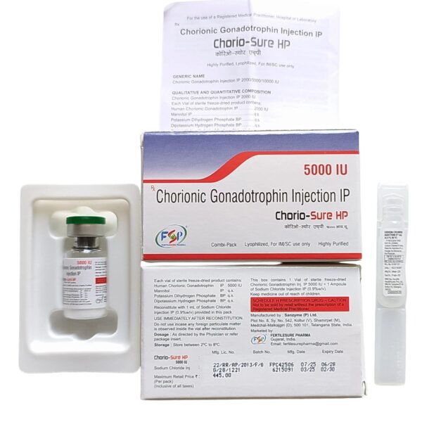 Chorionic Gonadotrophin Injection IP 5000 IU