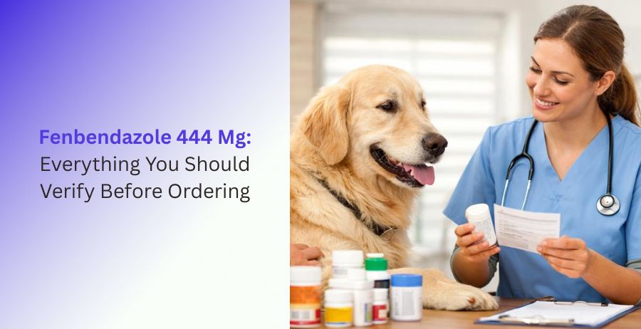Fenbendazole 444 Mg veterinary tablets with information on safe ordering, trusted veterinary pharmacies, parasite treatment, pet deworming, and responsible medication purchasing.