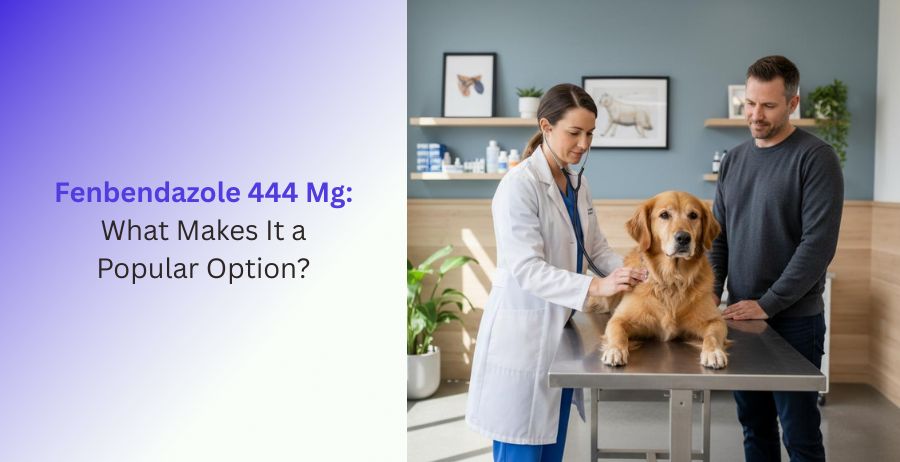 Fenbendazole 444 Mg veterinary tablets with information about parasite treatment, trusted deworming, companion animal health, veterinary guidance, and pet wellness.