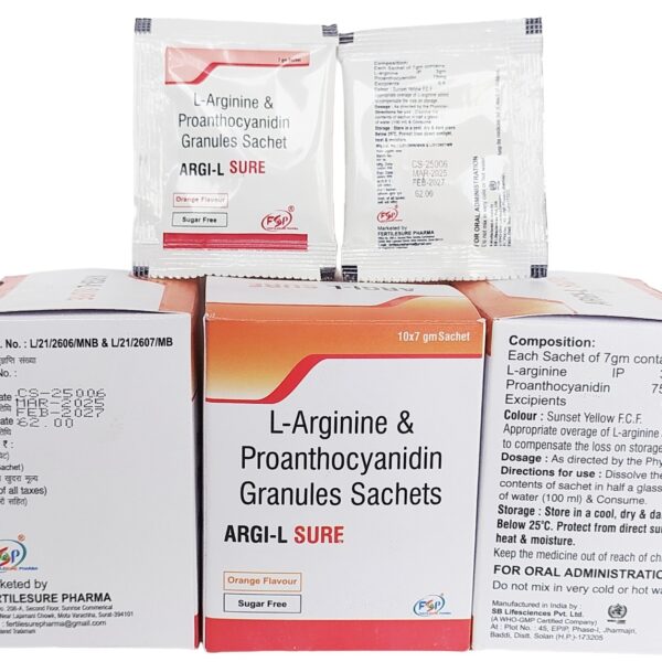 L-Arginine & Proanthocyanidin Granules Sachets