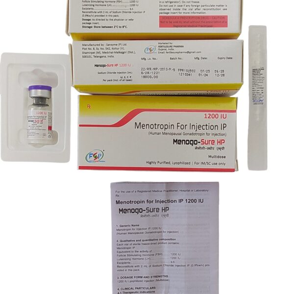 Menotropin For Injection IP 1200 IU
