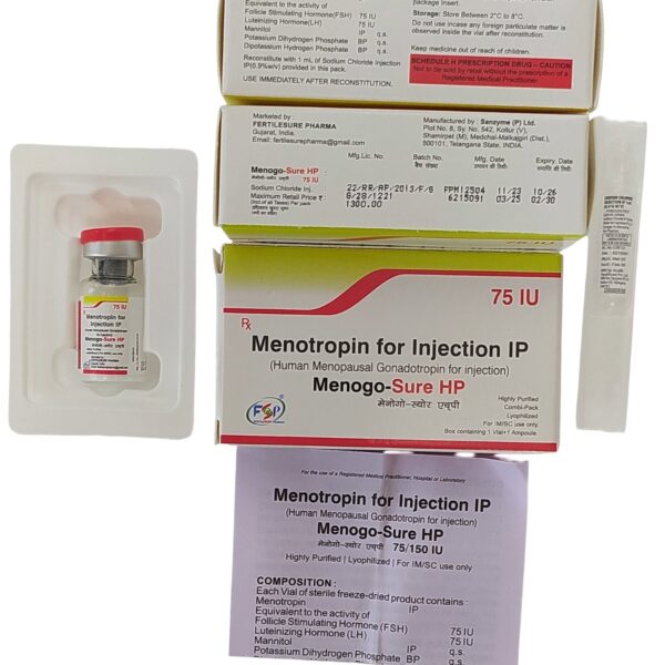 Menotropin for Injection IP 75 IU