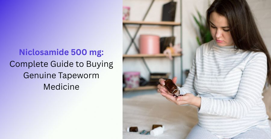 Niclosamide 500 mg prescription tablets with complete guide to buying genuine tapeworm medicine, including dosage, benefits, side effects, safety information, and trusted pharmacy tips