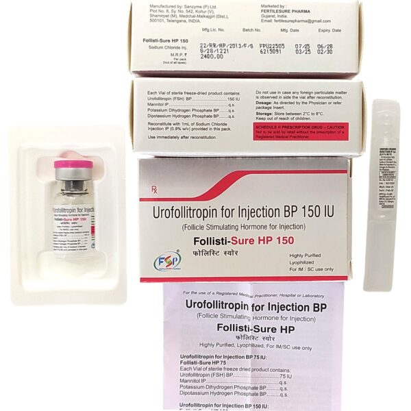 Urofollitropin for Injection BP 150 IU