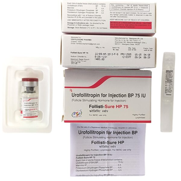Urofollitropin for Injection BP 75 IU