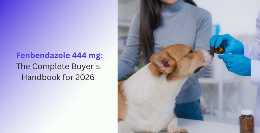 Fenbendazole 444 mg veterinary tablets with authentic packaging, trusted veterinary pharmacy, secure online purchasing, and parasite treatment information for pet owners.