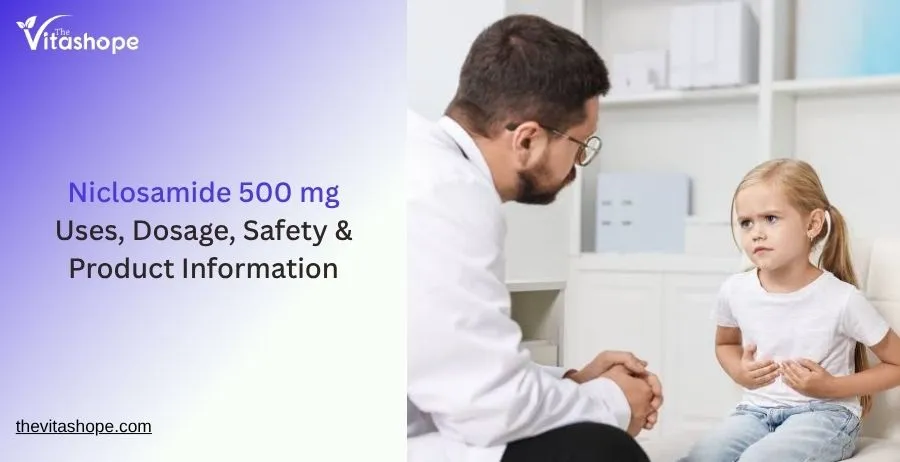 Niclosamide 500 mg – Uses, Dosage, Safety & Product Information